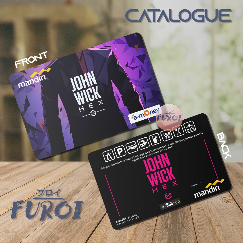 Kartu Flazz BCA | Kartu Emoney Mandiri | John Wick Hex 2