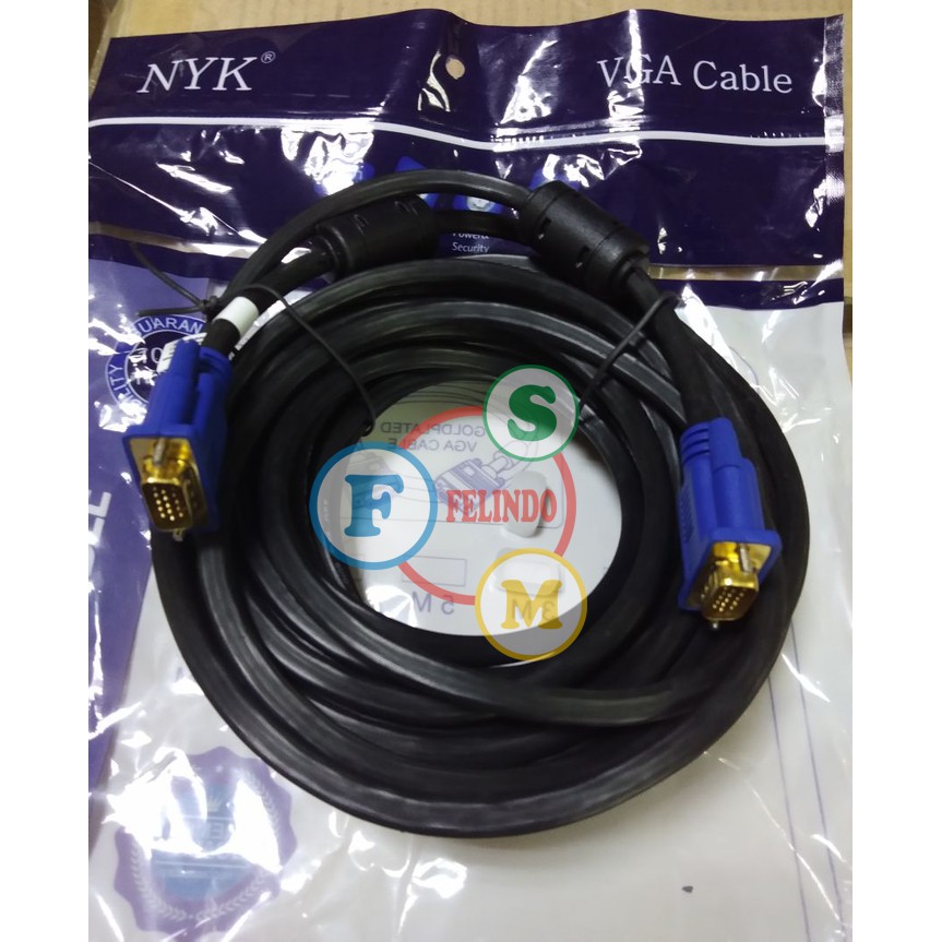 Jual Kabel Vga Gold Plate Meter Nyk Shopee Indonesia