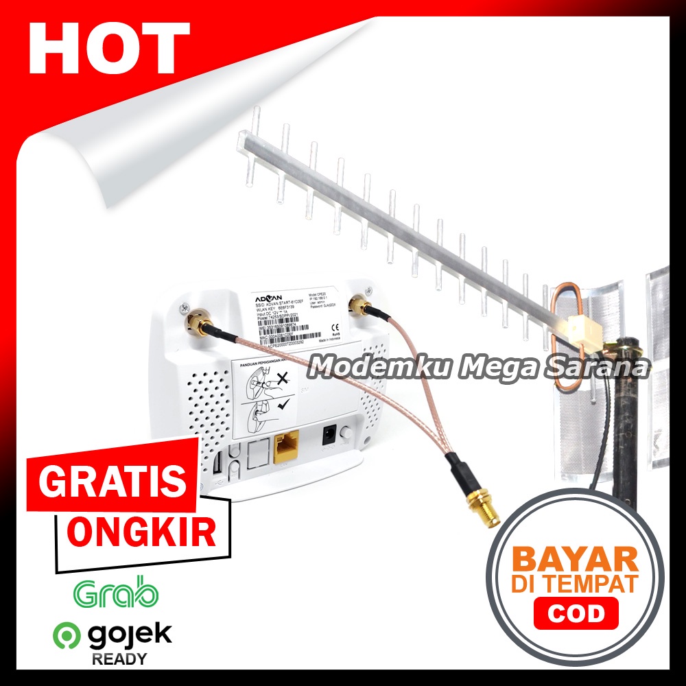 Antena Penguat Sinyal Advan CPE Modem Router Start Yagi Extreme 3