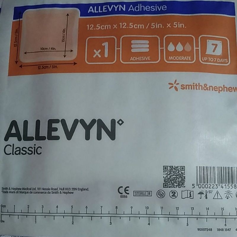 foam allevyn adhesive untuk luka beronggga dan eksudat banyak