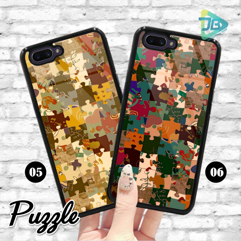 HARDCASE 2D GLOSSY PUZZLE OPPO VIVO XIAOMI SAMSUNG REALME IPHONE ALL TYPE JB4685