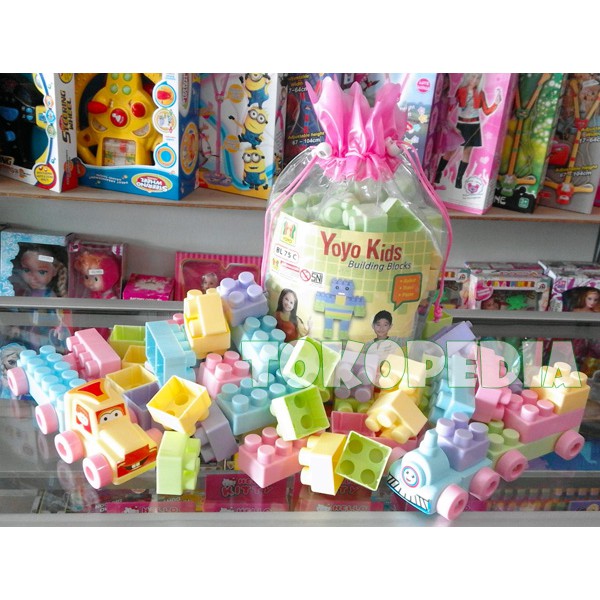 Mainan Block Lego Yoyo 75pcs