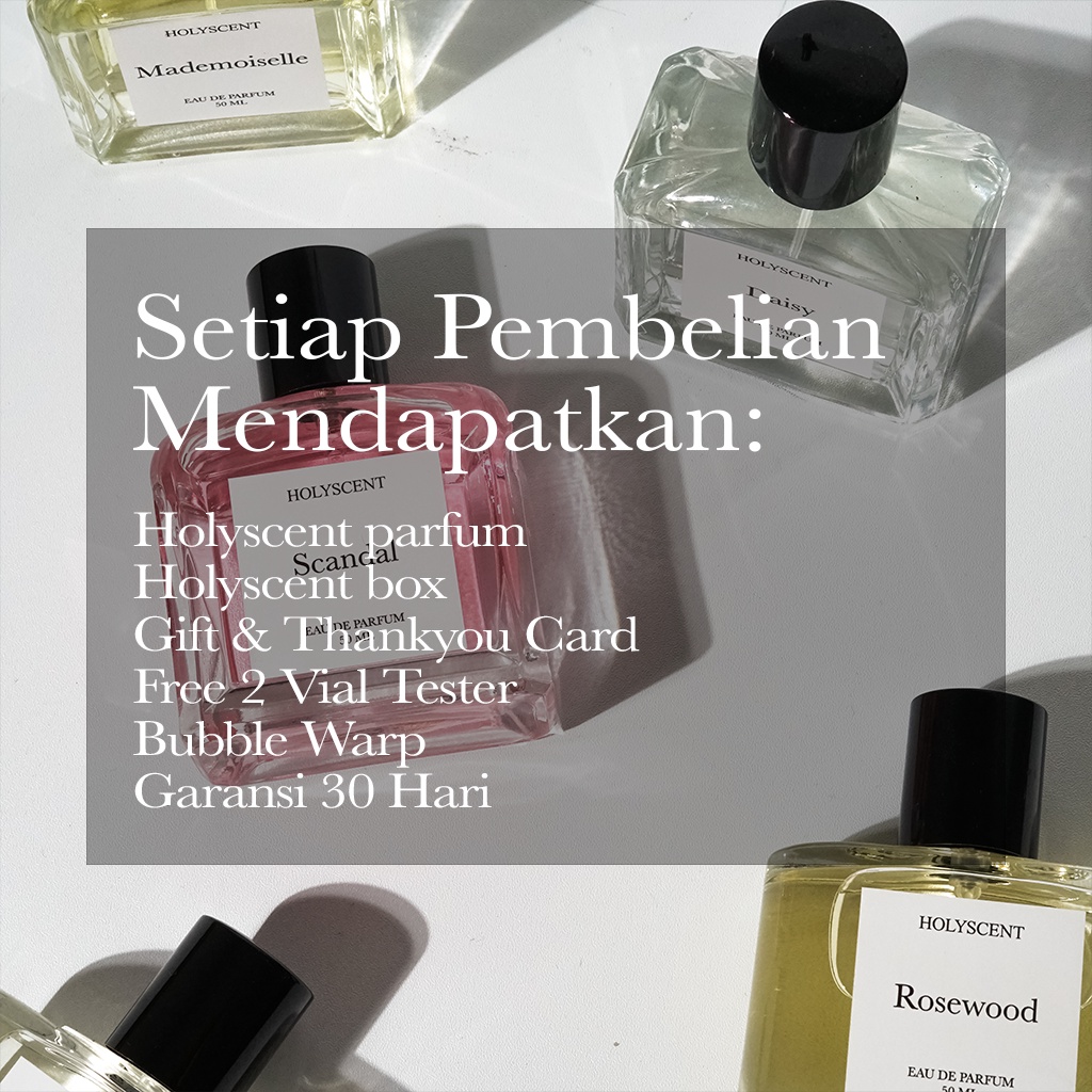 Holyscent Parfume - Rosewood - 50 ml Parfum Pria Parfum Unisex Tahan Lama