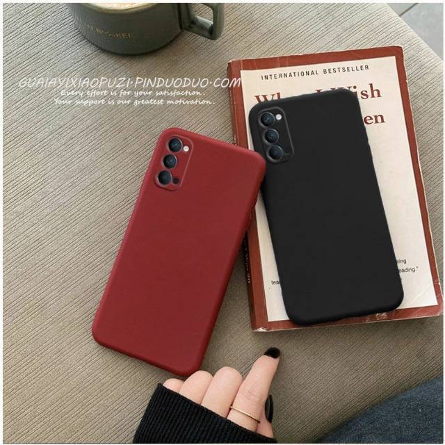 Soft Case Oppo Reno 5  Reno 6 4G Reno 6 5G Reno 6 Pro Slim Matte Silicon Sandstone