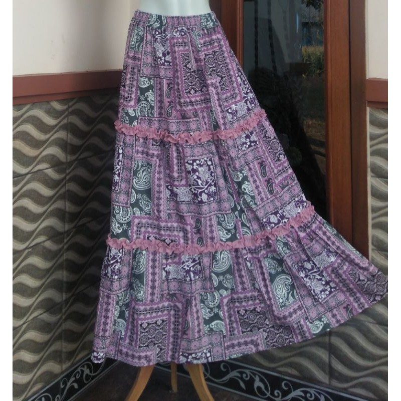 Rok CANDA RAYON kualitas ORY,Rizqi Collection