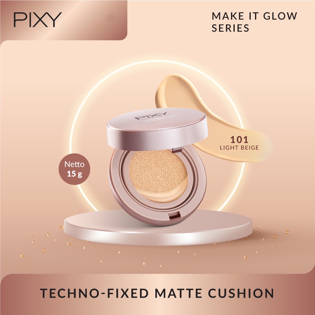 PIXY MAKE It GLOW Techno Fixed Matte Cushion