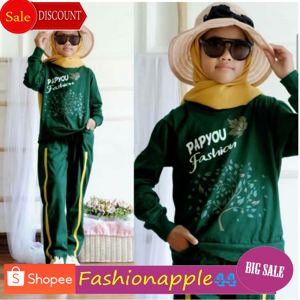 Setelan Anak Perempuan Set Masca Kid Model Korea Kekinian Terbaru 2021 Bhn Babitery Usia 5 6 7 8 Th