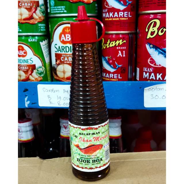 Kecap Ikan Cap Ikan Merah/ Kecap ikan cap ikan merah Djoe Hoa 140ml