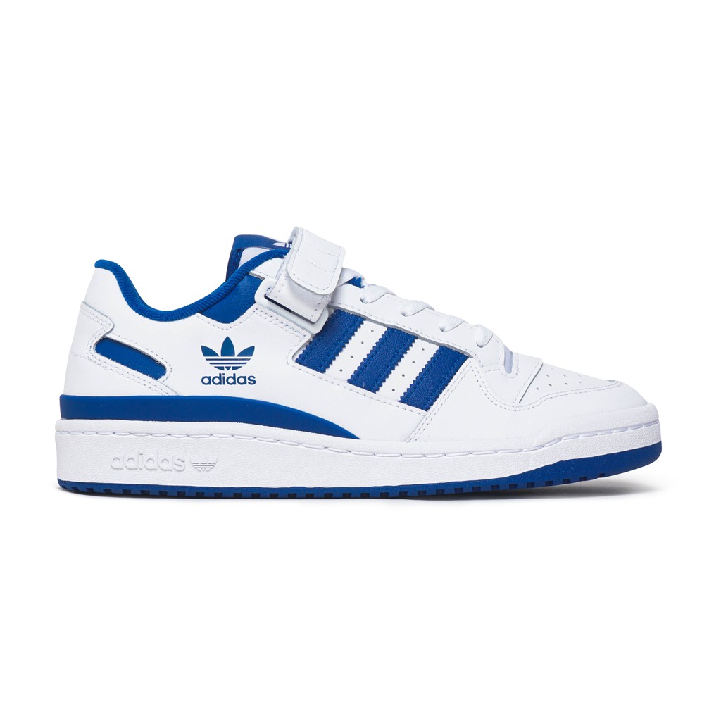 Adidas Forum Low White Blue Sneakers Pria ORIGINAL