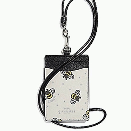 

（Shopee live 3）COACH 26654 lanyard/ Kartu kerja/pemegang kartu id /DIY klasik /original/name tag holder 108-2CW26654-D6 gongzhuopai