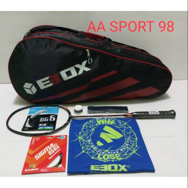 RAKET BADMINTON ORIGINAL EBOX NITRO 28 WISH