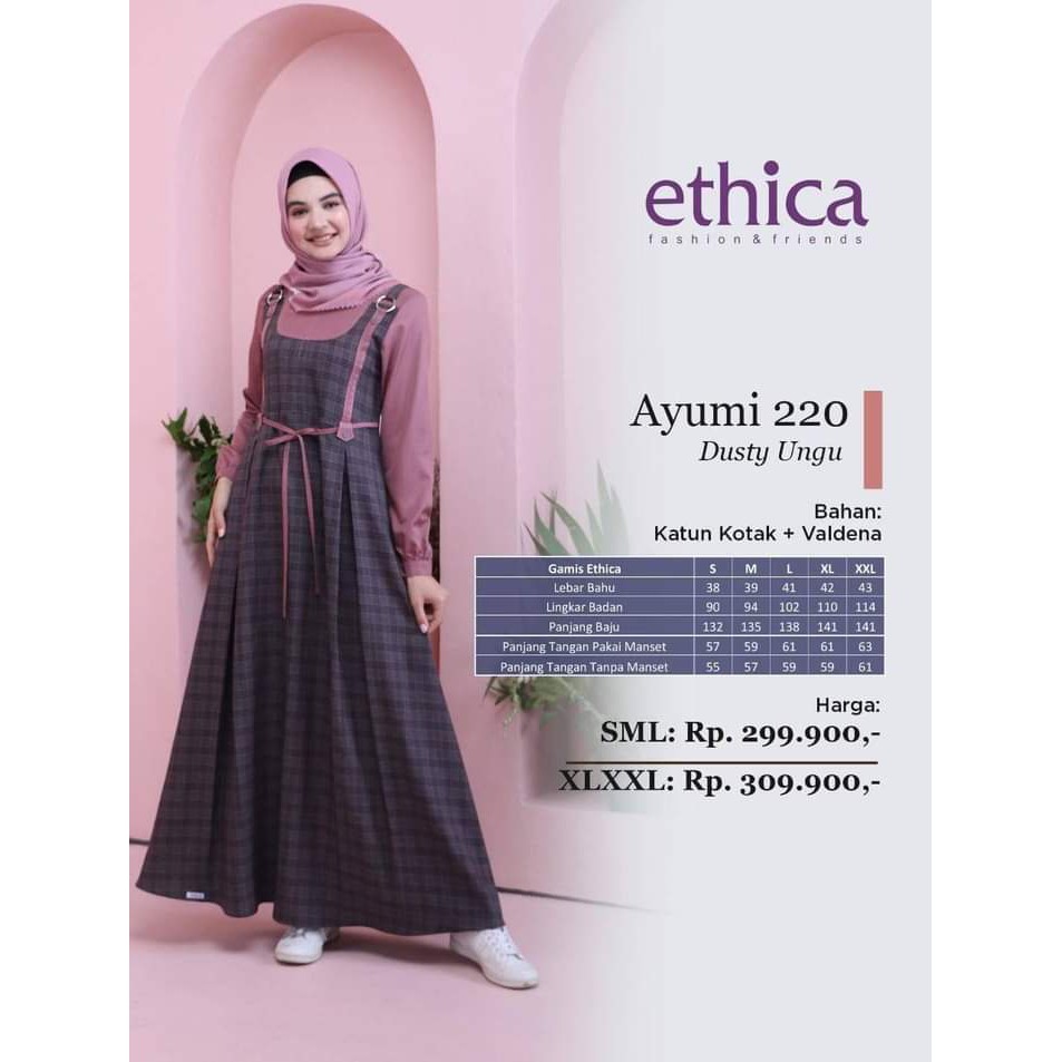 ETHICA AYUMI 220 DUSTY UNGU~SA'ADAH COLLECTION