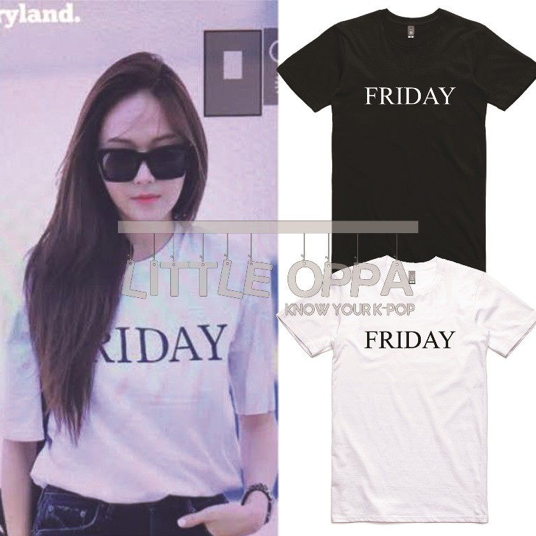 IDOL FASHION SNSD JESSICA FRIDAY T-SHIRT