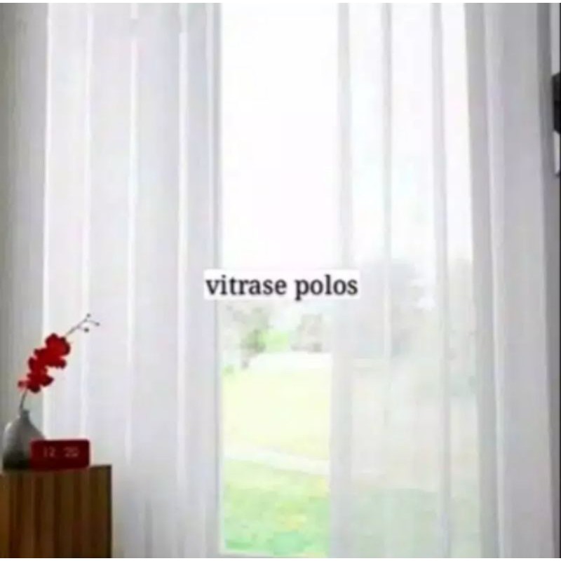 hordeng putih transparan dalaman gorden jendela gorden transparan putih