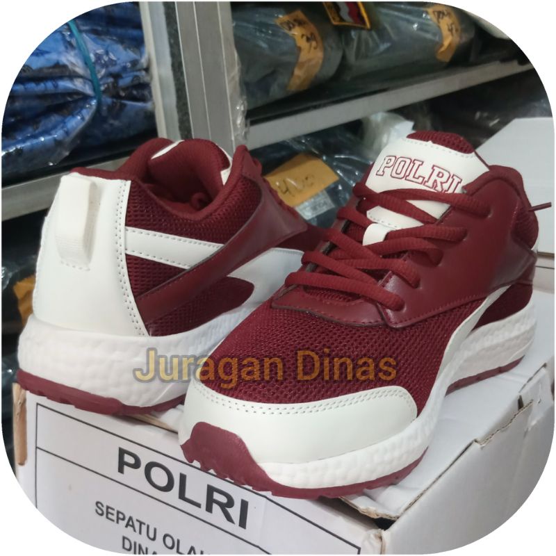 Sepatu olahraga jatah polri polisi running