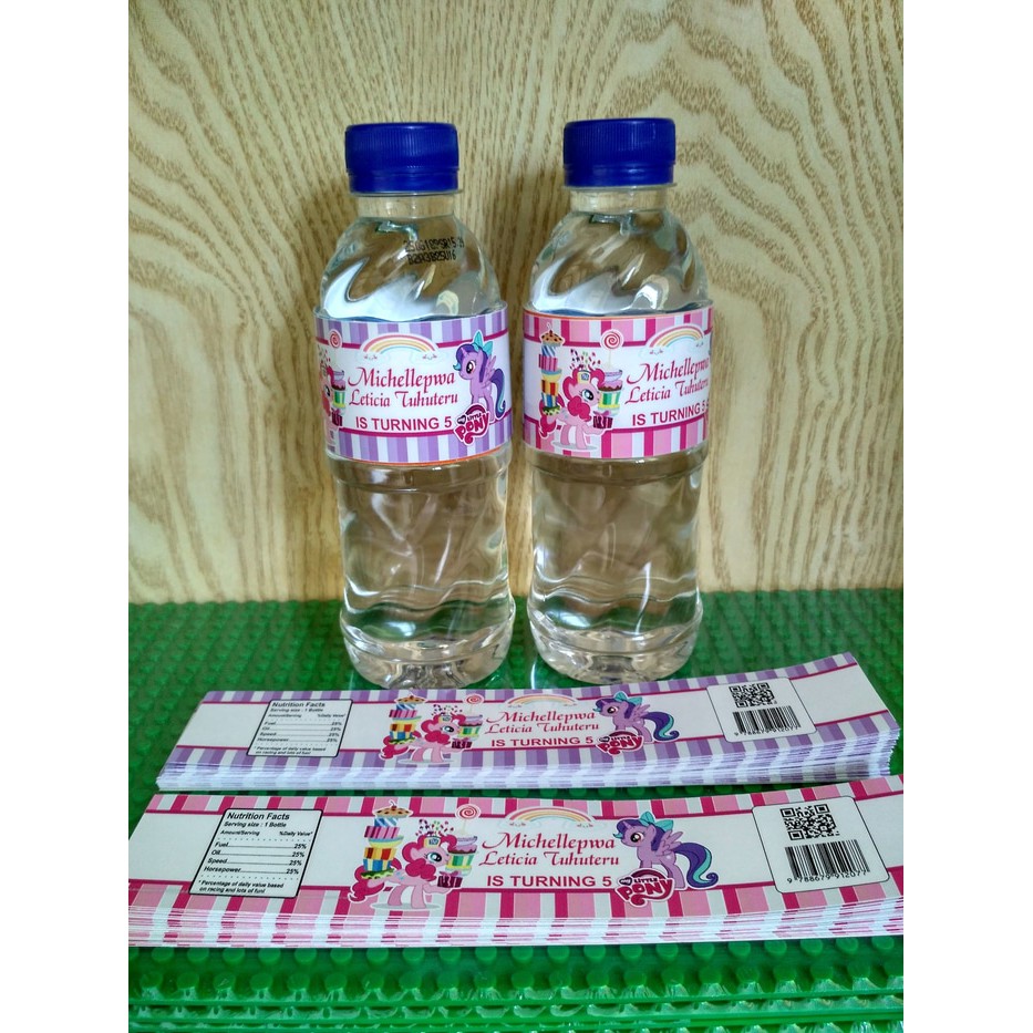 

Label Mineral Water Wrapper / Label Aqua Wrapper untuk Dessert Table