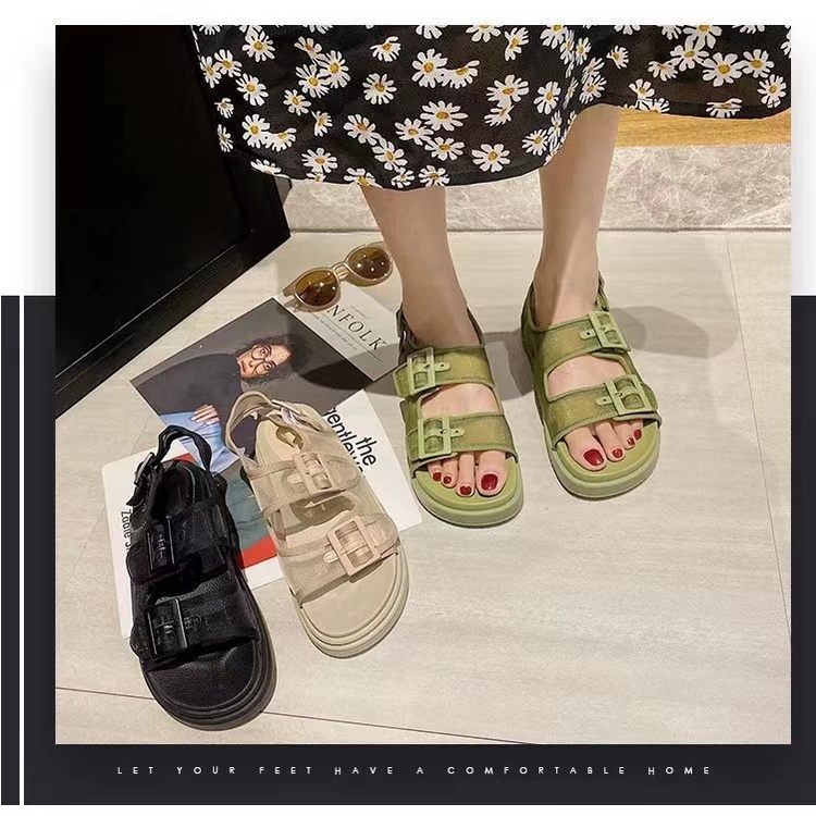 sn-3010 sandal wanita import fashion sandal wanita slip-on best seller ai 0103 sandal import kekinian