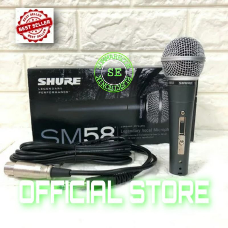 mic kabel shure sm 58 beta 58