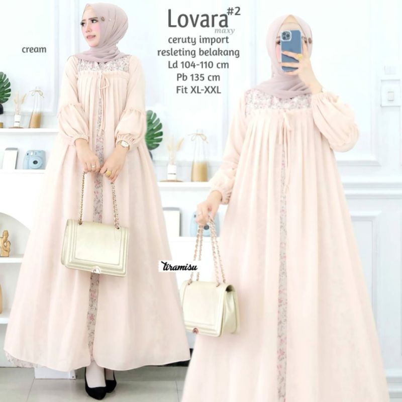 LOVORA #2 // MAXI DRESS // TIRAMISU