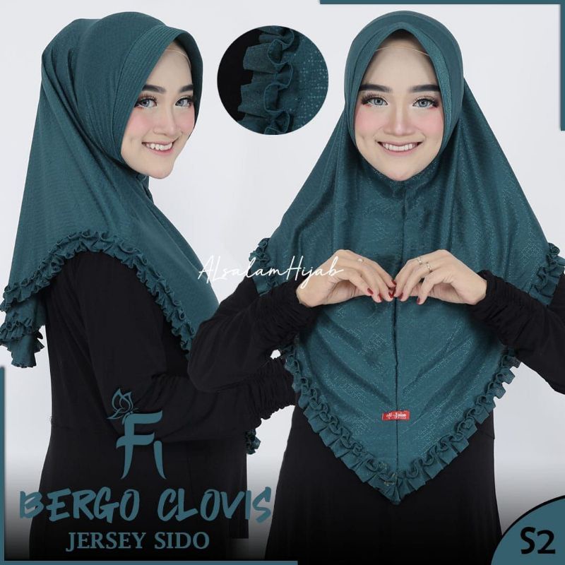 BERGO CLOVIS PET GOTIK/ HIJAB INSTAN BY FI HIJAB