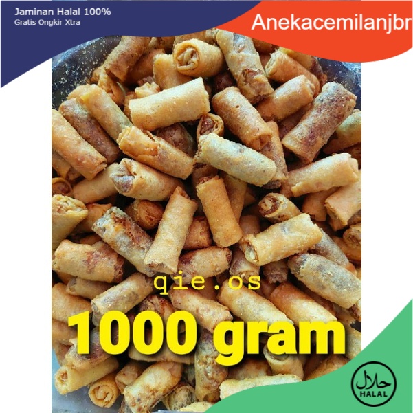 

Cemilan Sumpia abon sapi kiloan 1 kg