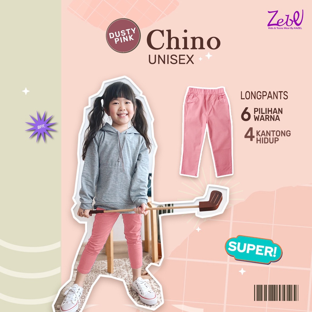 Zebe Long Pants Chino Unisex - New Colour