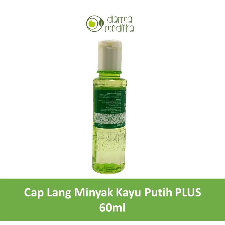 Minyak kayu putih plus cap lang 60ml 60 ml