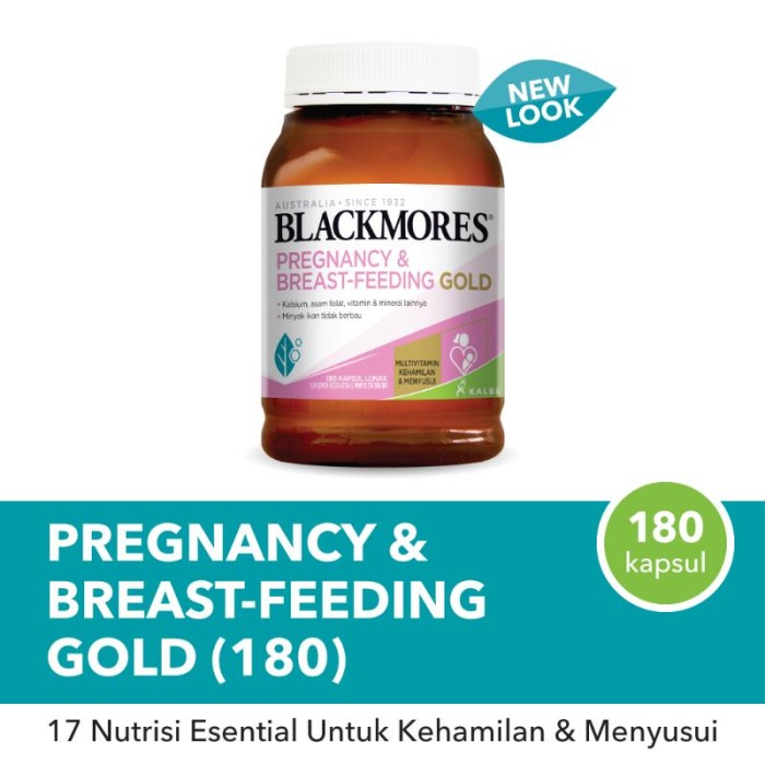 Ibu Hamil - Blackmores Pregnancy And Breastfeeding 180 Vitamin Ibu Hamil & Asi