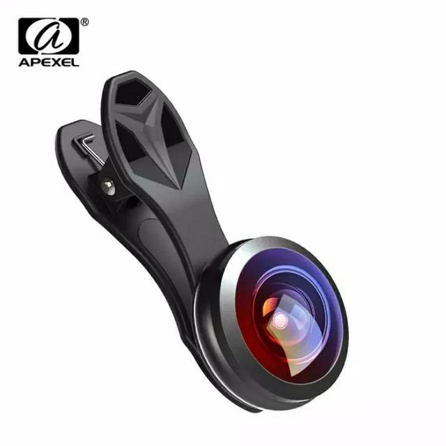 Lensa HP APEXEL Phone Lens 238 degree super fisheye lens, 0.2X full frame super Wide angle lens