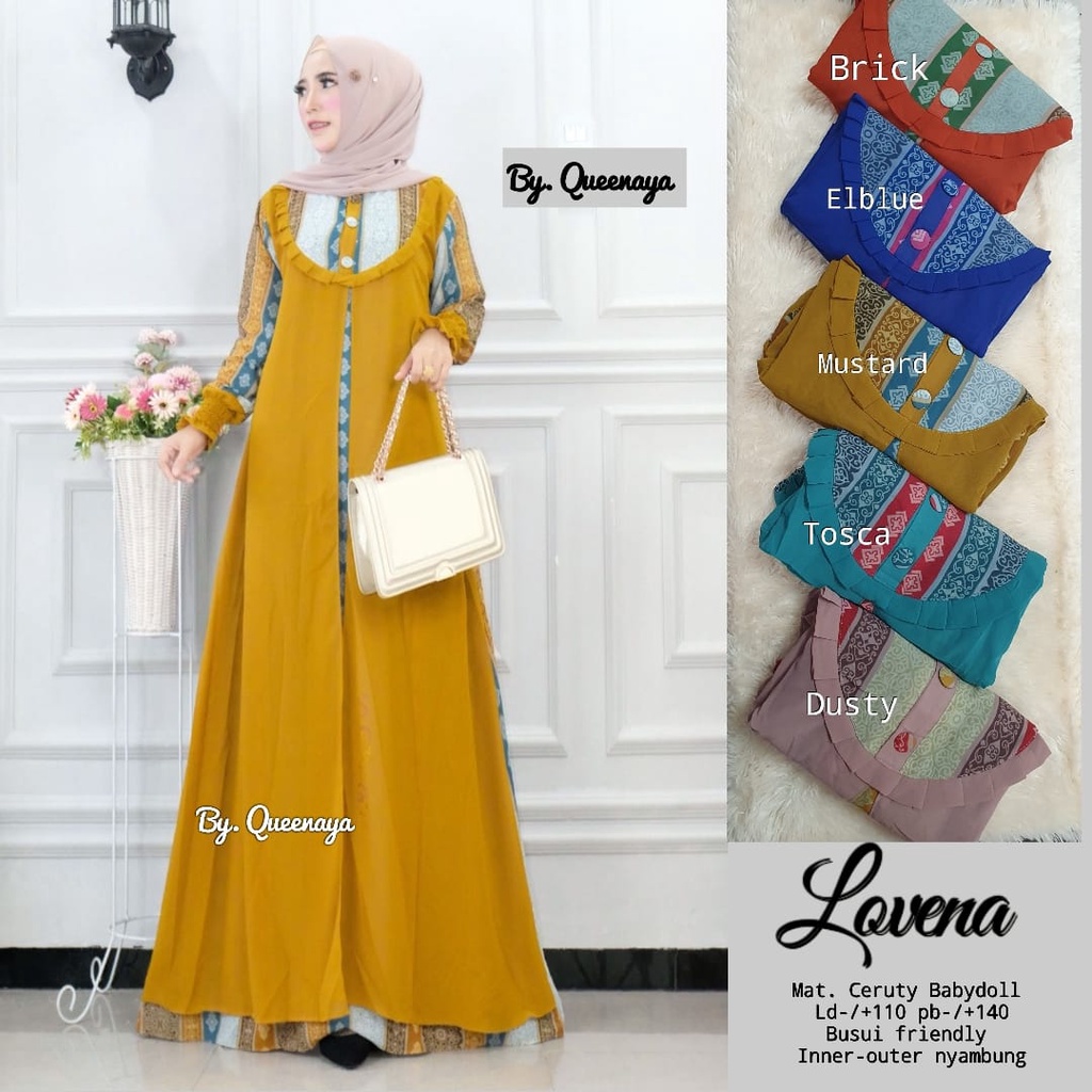 LOVENA GAMIS CERUTY BUSUI LD 110 ORI SPESIAL LEBARAN