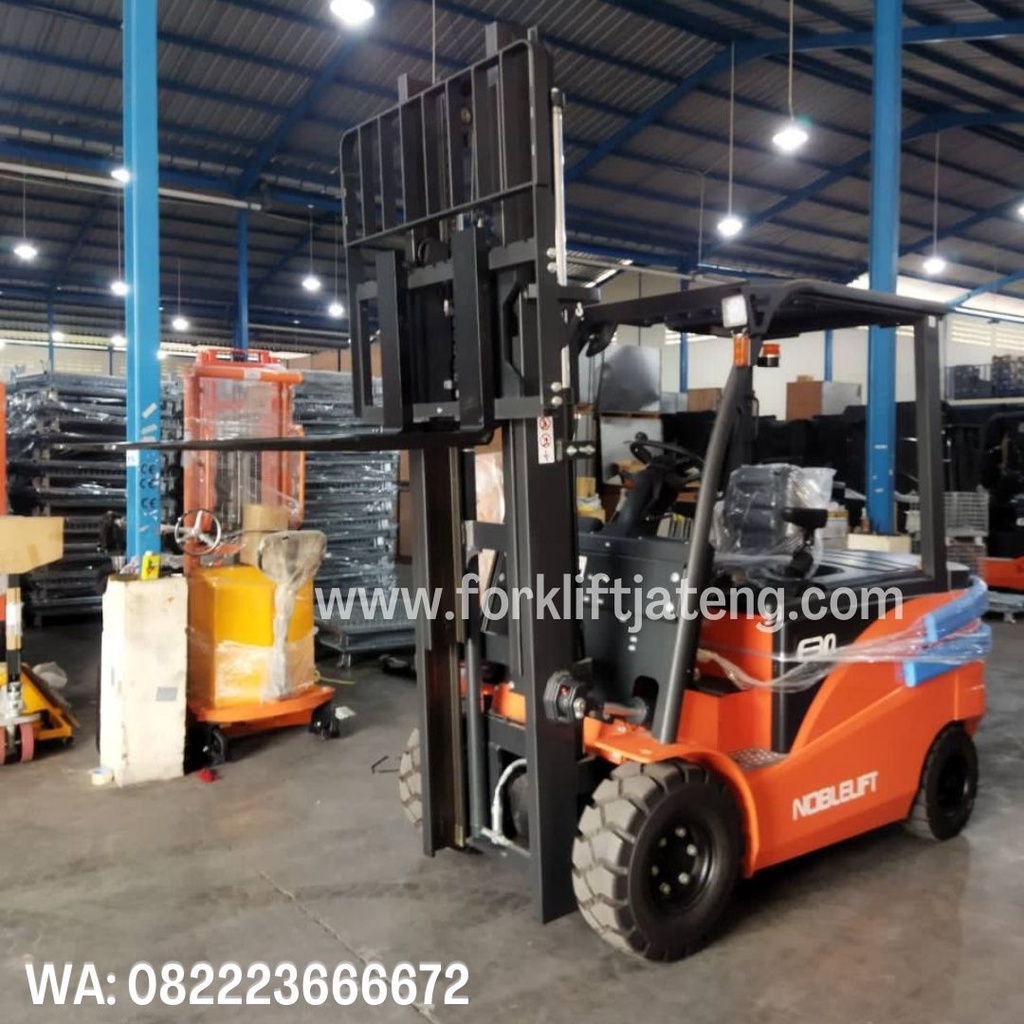 FORKLIFT MATIC ELEKTRIK 3 TON NOBLELIFT / FORKLIFT MATIC ELEKTRIK