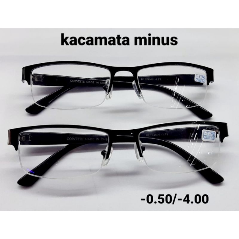 KACAMATA MINUS -1.00 SD -4.00 KACAMATA JARAK JAUH PRIA DAN WANITA