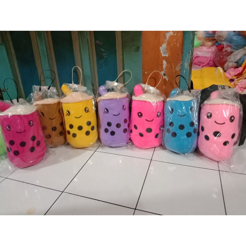Boneka Boba murah boneka Boba milk tea boneka Boba bantal