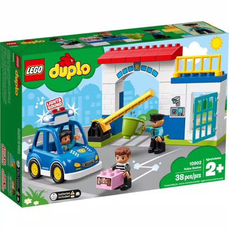 Lego Balok Polisi Duplo Police Station Bloks Mainan Lego Bloks Anak Kantor Polisi
