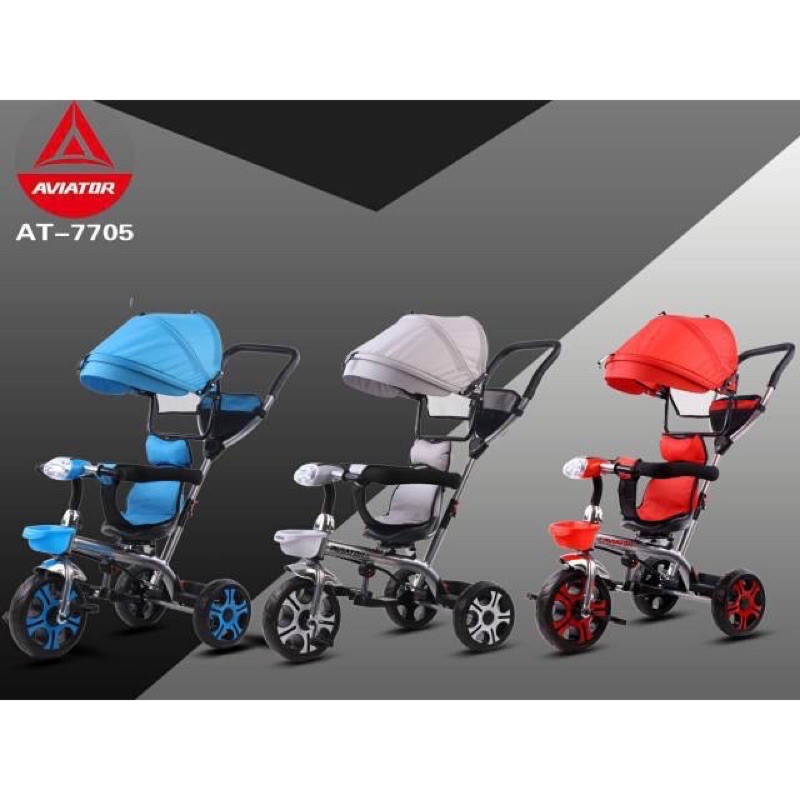 Sepeda Tiga Roda Sepeda Trike Anak Aviator Tricycle 7705