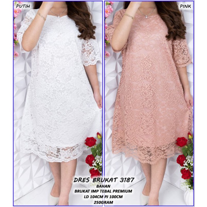 Dress Brukat 3187 Import /ld 104