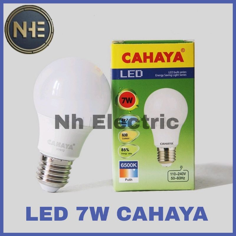 Lampu Led Cahaya 3/5/7/9/12/15/18 Watt - Led Bohlam 3W 5W 7W 9W 12W 15W 18W Garansi 1 Tahun