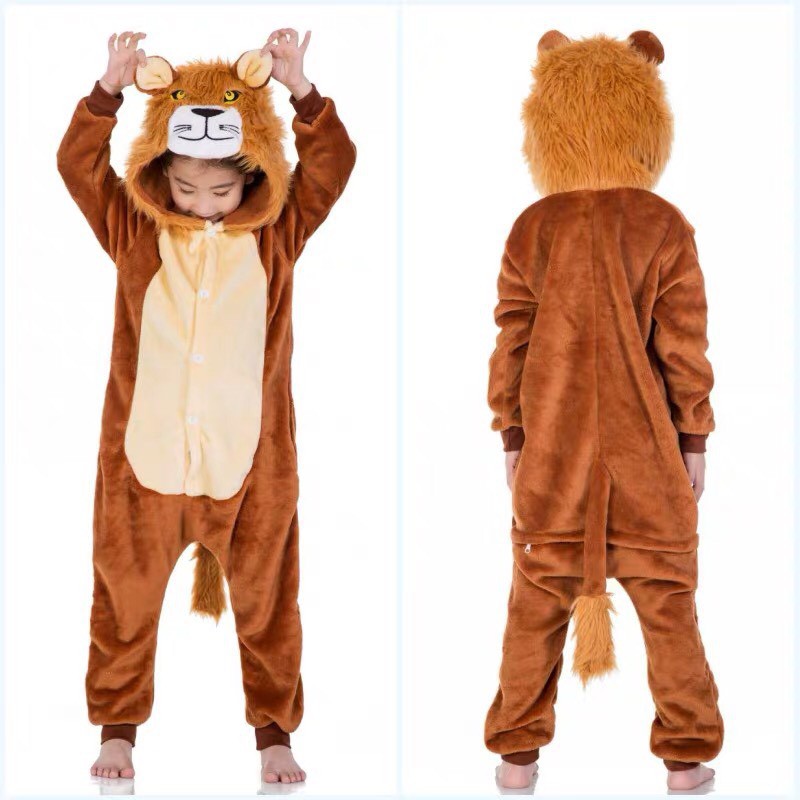 BAJU ONESIE KOSTUM SINGA LION PIYAMA IMPOR