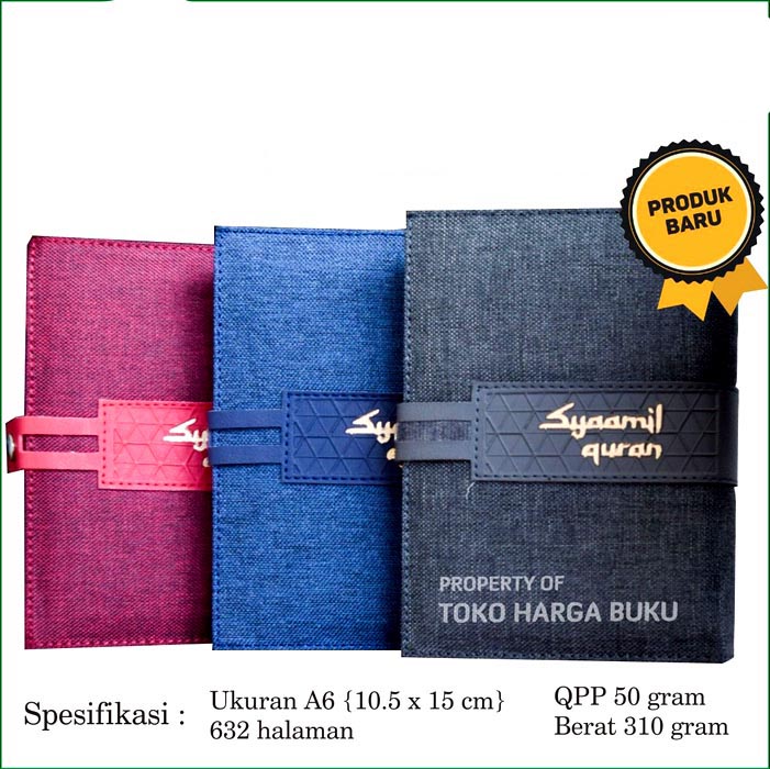 BUKHARA CANVAS (A6) AL-QUR'AN TERJEMAH TAJWID, Syamil Quran