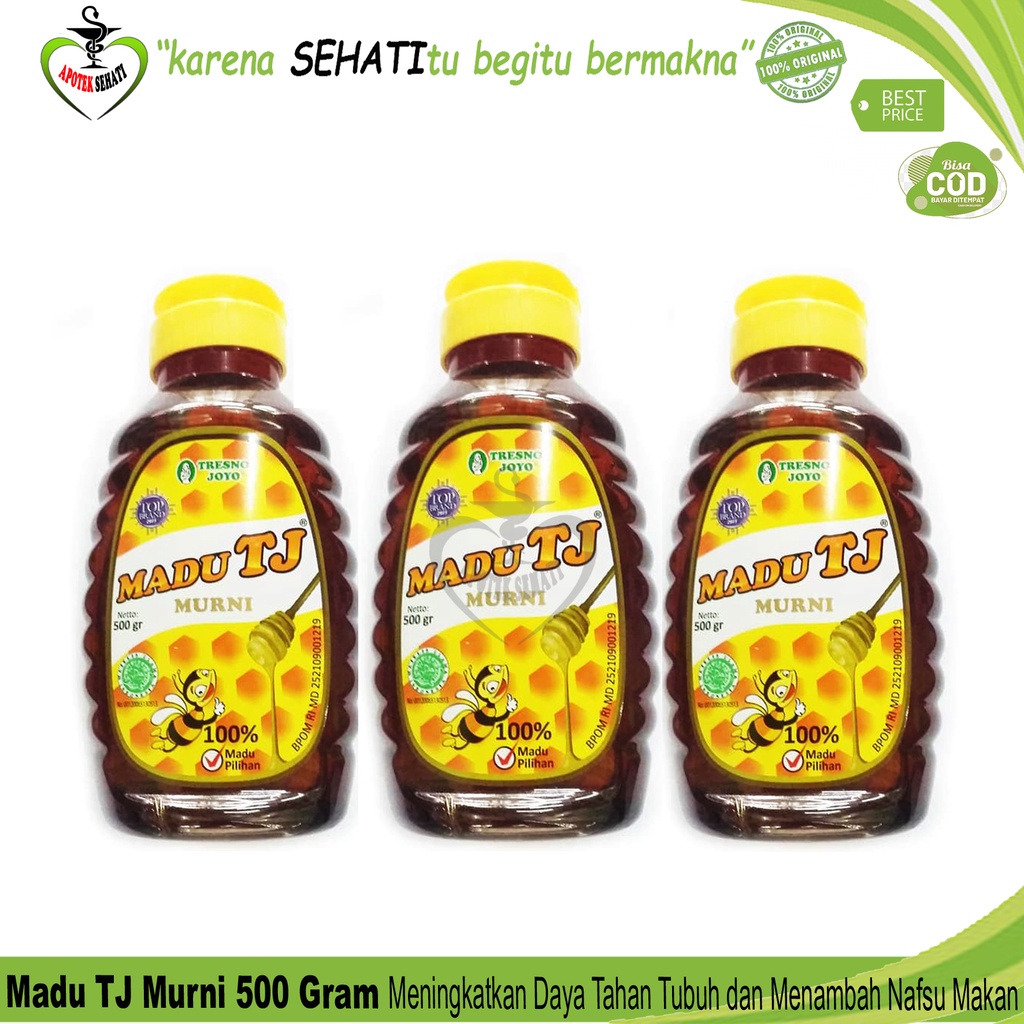 TRESNOJOYO MADU TJ MURNI 500GR BEE POOLEN