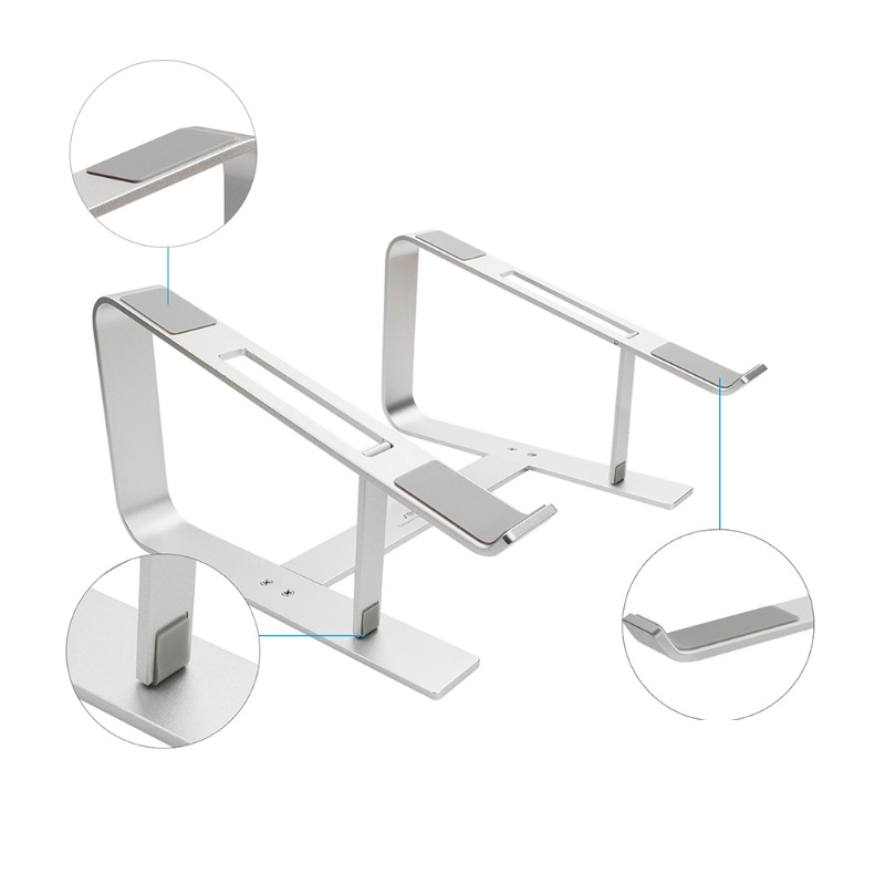 Cre Stand Holder Laptop / Notebook / Mac / MacBook Pro / Air / Apple Portable Ergonomis Bahan Aluminum