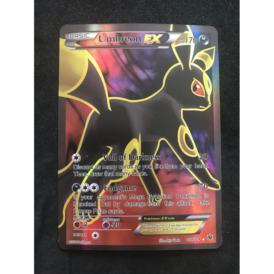 Kartu Pokemon TCG Sun&Moon Umbreon EX (harga/kartu)
