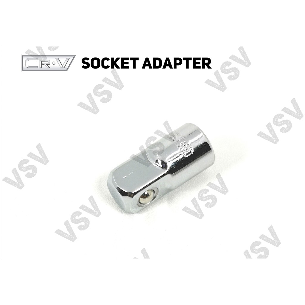 Gestar Socket Adapter 1/4&quot;Fx3/8&quot;M Shock Adaptor Sock Sambungan Sok