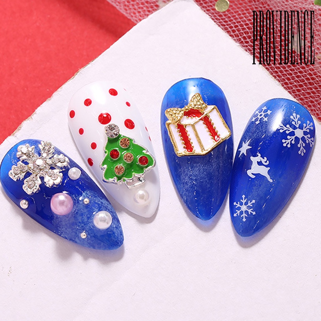 Providence Hiasan Kuku DIY Bentuk Pohon Natal Untuk Nail Art