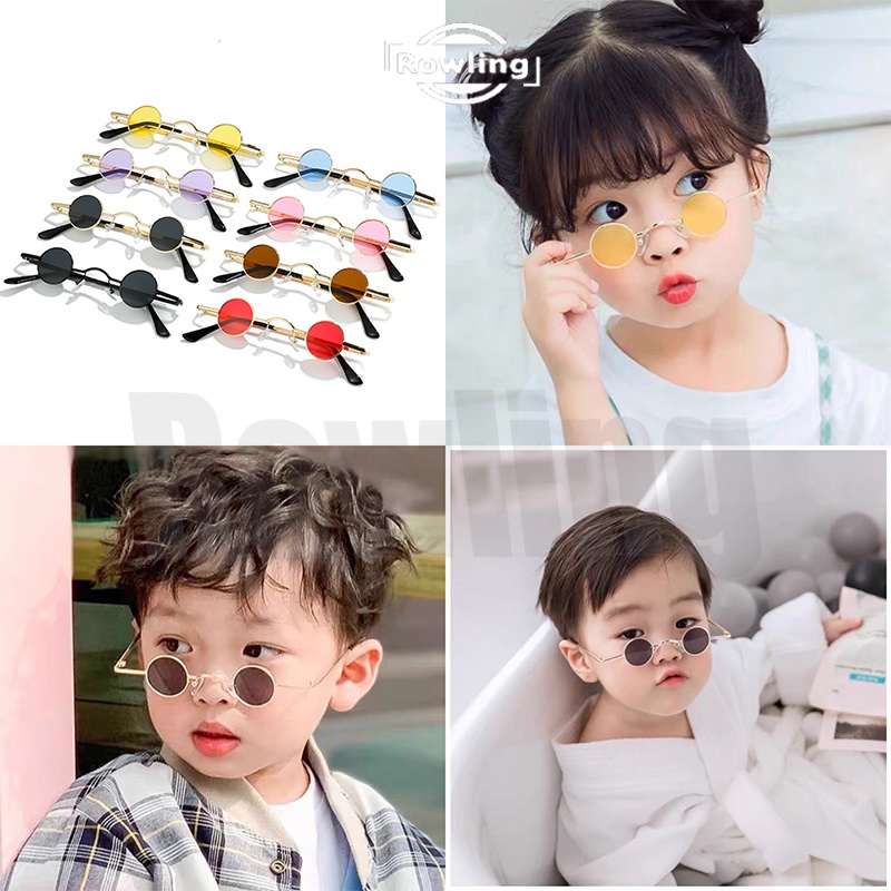 Rowling(ka-194)Kacamata Hitam Anak New Trend/Fashion Anak Terbaru Bulat Cat kacamata hitam High Quality Import Kacamata Fashion