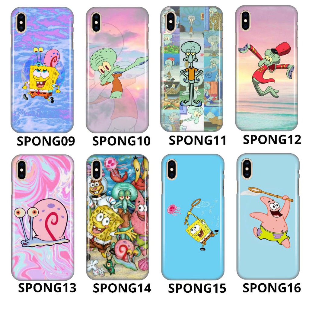 spongebob custom case oppo f1s,f1 plus,f3 plus,f5,f7,f9,f11,f11 pro,f15,a9 2020,a5 2020 case premium