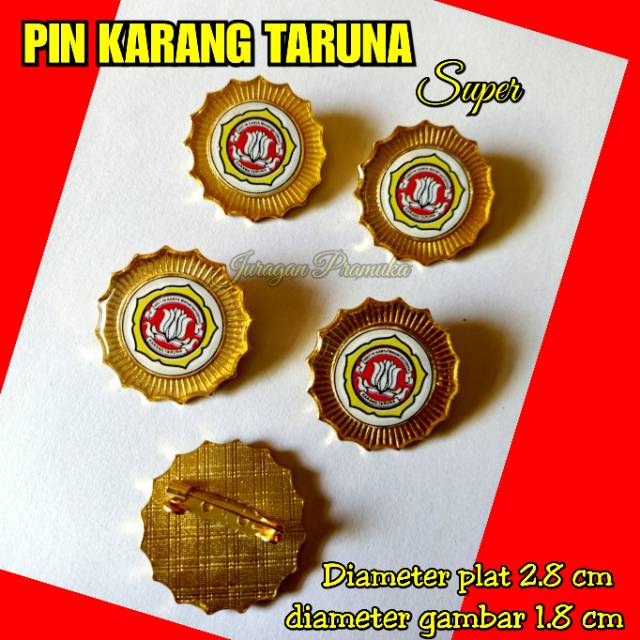 PIN KARANG TARUNA MODEL MATAHARI