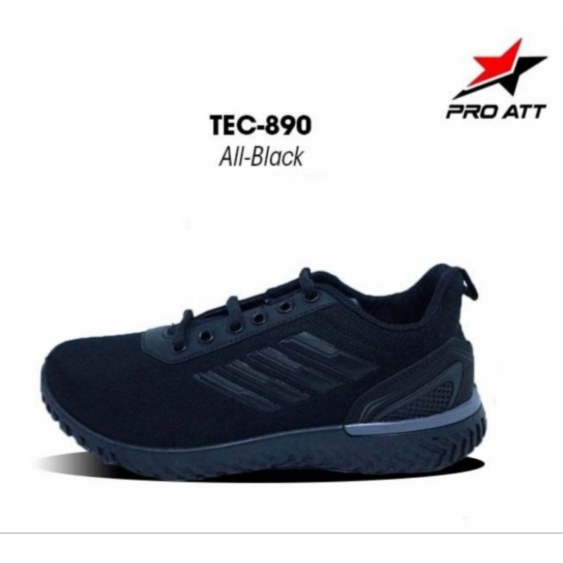 PROMO!!! Sepatu ProATT TEC 890 FullBlack - 100% ORIGINAL