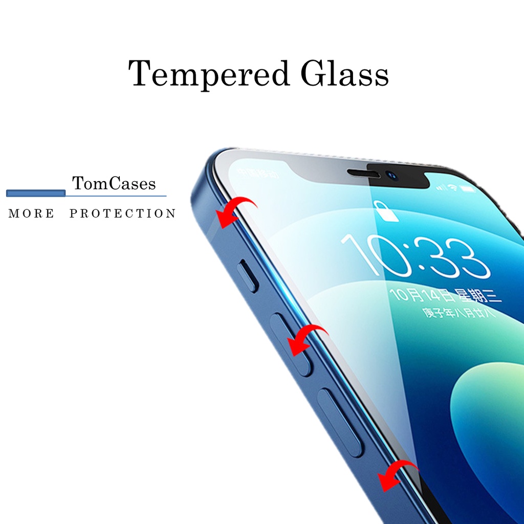 [ TOMCASES ] ANTI GORES TG TEMPERED GLASS HD+ GLASS SUPER PROTECT