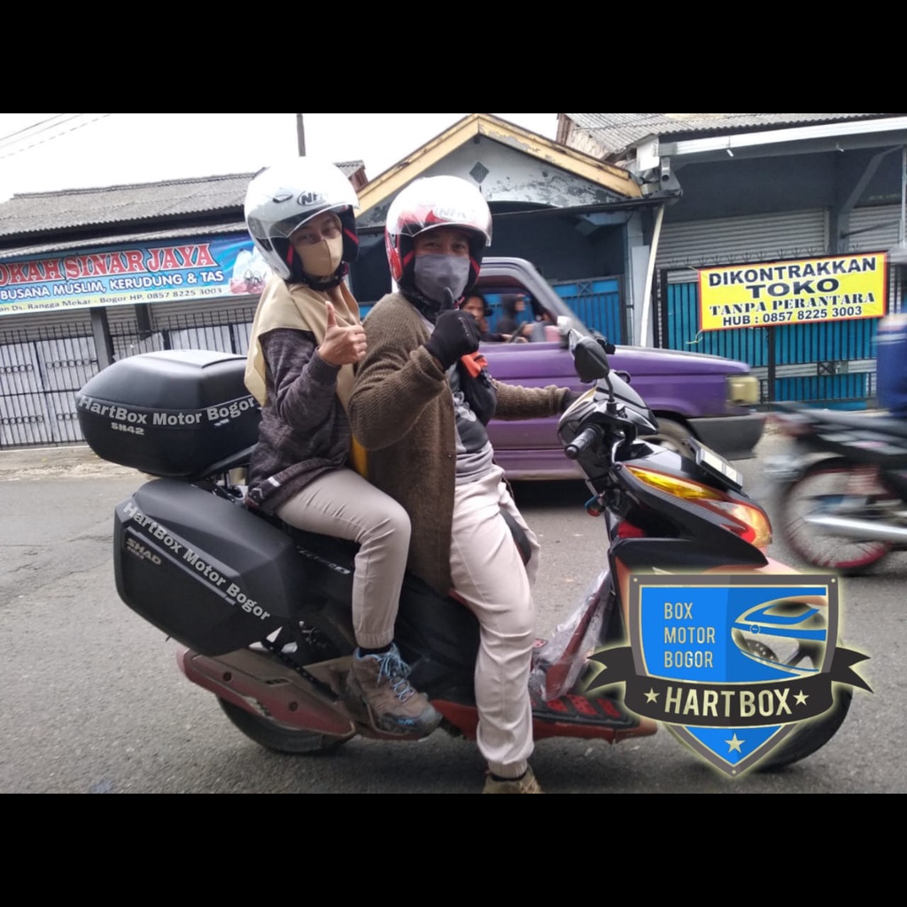 Box Samping SideBox Shad SH23 SH 23 side box Vario Beat Spin Blade Sonic | Pusat Box Motor bogor